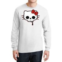 Skull Kitty Long Sleeve Shirts | Artistshot
