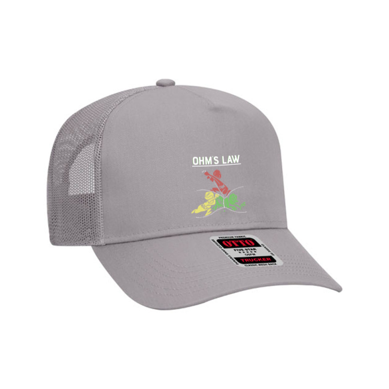 Ohms Law Funny Mesh Back Trucker Hat by Loris Asa | Artistshot