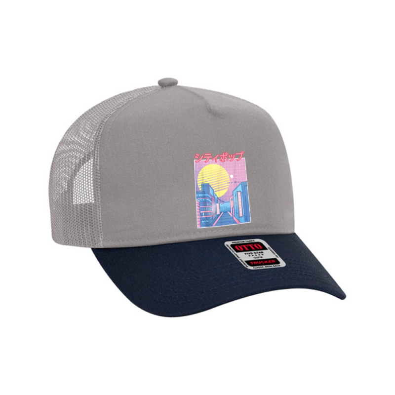 Japan City Pop Kawaii 80s Japanese Anime Music Aesthetic T Shirt Mesh Back Trucker Hat | Artistshot