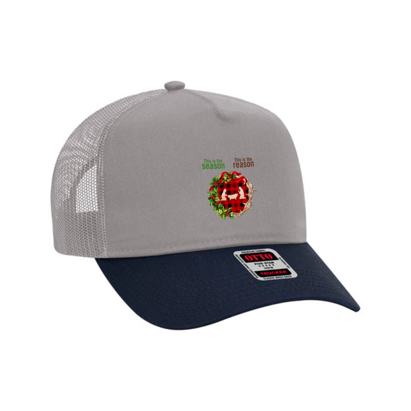 Christian Christmas Nativity Jesus Is The Reason The Season Christian Mesh Back Trucker Hat by hopelessoon | Artistshot