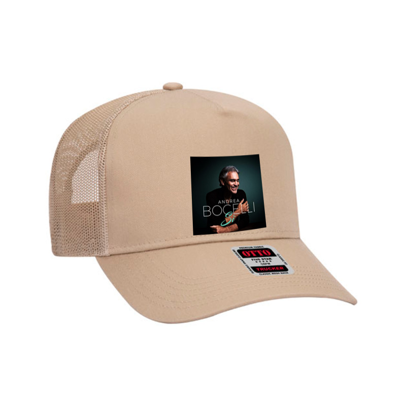 Andrea Bocelli -  Italian Operatic Tenor And Multi-instrumentalist Mesh Back Trucker Hat by whisker | Artistshot