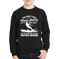 Funny Water Skiing Designs Youth Sweatshirt | Artistshot