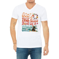 Gods Rock Solid Vacation Bible School V-neck Tee | Artistshot