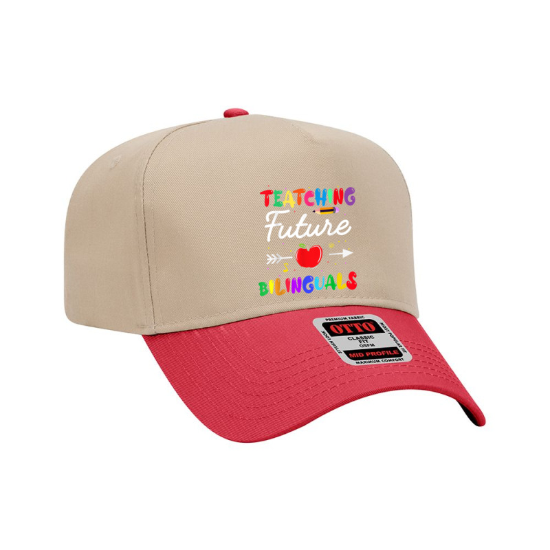 Teaching Future Bilinguals Spanish Teachers Back To School Adjustable Baseball Cap by MadisonDesign | Artistshot