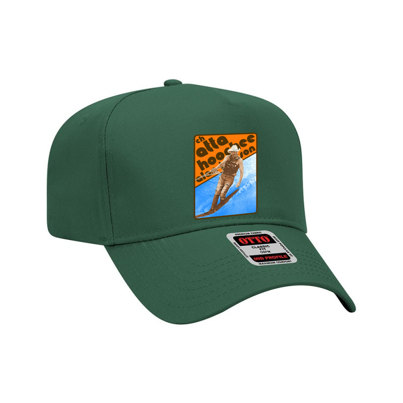 Alan Jackson Chattahoochee Waterskiing Retro Country Fan Art Adjustable Baseball Cap by poppyallen | Artistshot