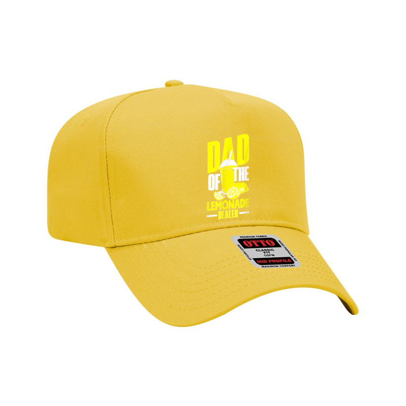 Lemonade Stand Juice Store Dad Of The Lemonade Dealer Funny Adjustable Baseball Cap by STACYSCHUDEL | Artistshot