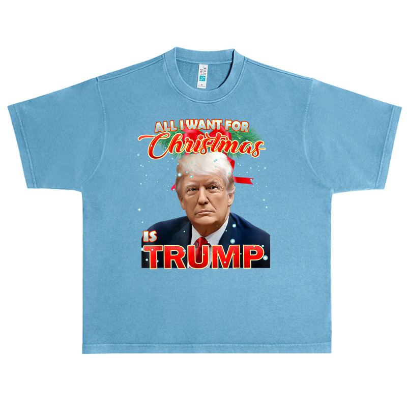 Trump 2024 I Want Trump This Christmas Urban Heavy T-shirt | Artistshot