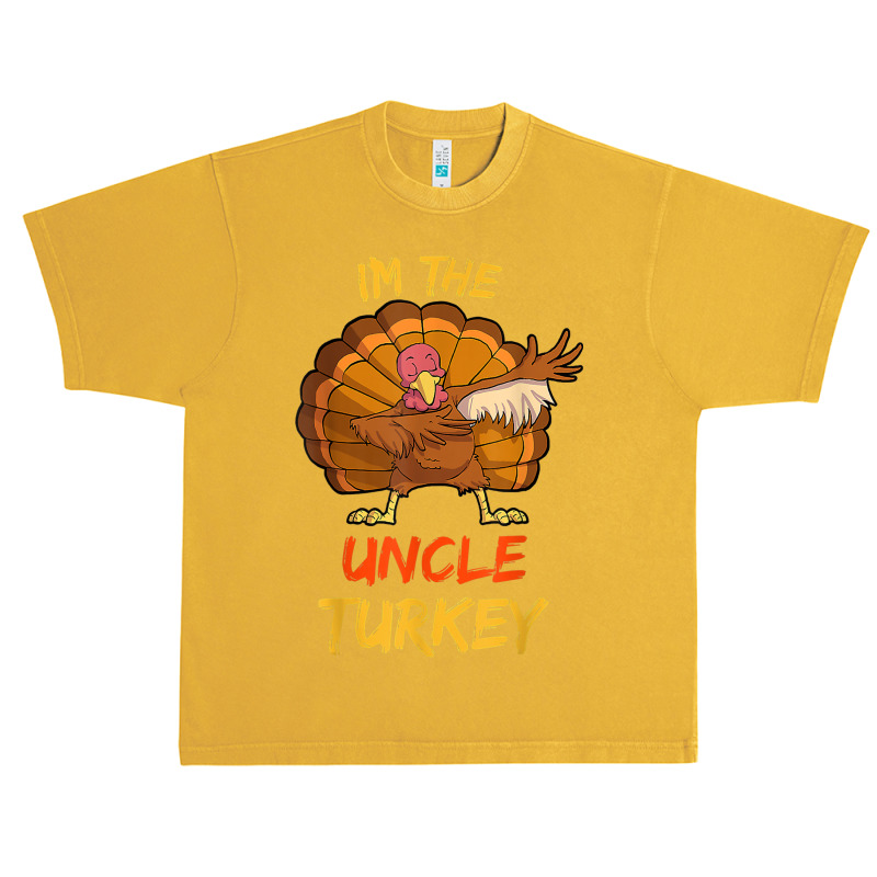 Uncle Turkey Matching Family Group Thanksgiving Party Pajama Urban Heavy T-shirt | Artistshot