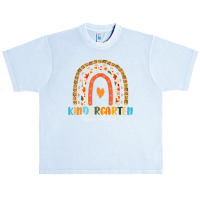 Kindergarten Teacher Teach Love Boho Rainbow Thanksgiving Urban Heavy T-shirt | Artistshot