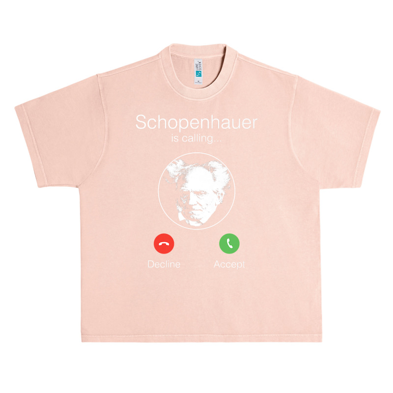 Schopenhauer Is Calling   Nihilist Philosophy Premium T Shirt Urban Heavy T-shirt by cm-arts | Artistshot