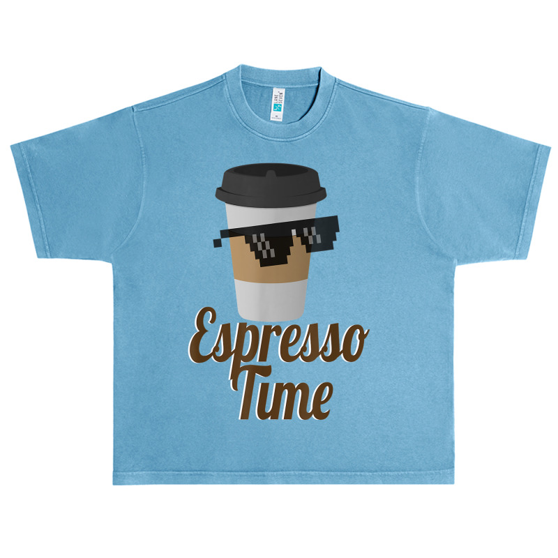 Espresso Time Coffee Cup Sunglasses Urban Heavy T-shirt by Renew | Artistshot