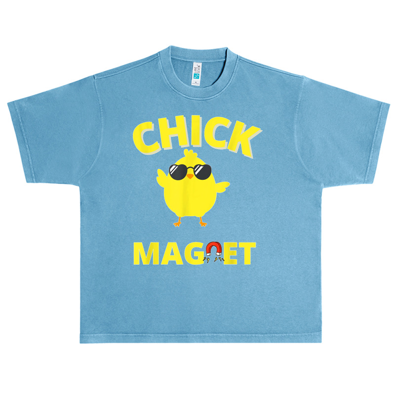 Chick Magnet Cute Funny Easter Chicken Sunglasses Urban Heavy T-shirt by cm-arts | Artistshot