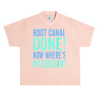 Root Canal Done Now Where's My Icecream Funny Dentist Dental Urban Heavy T-shirt | Artistshot