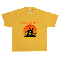 Vintage Retro Sunset Coffee To Focus Then Hocus Pocus Urban Heavy T-shirt | Artistshot