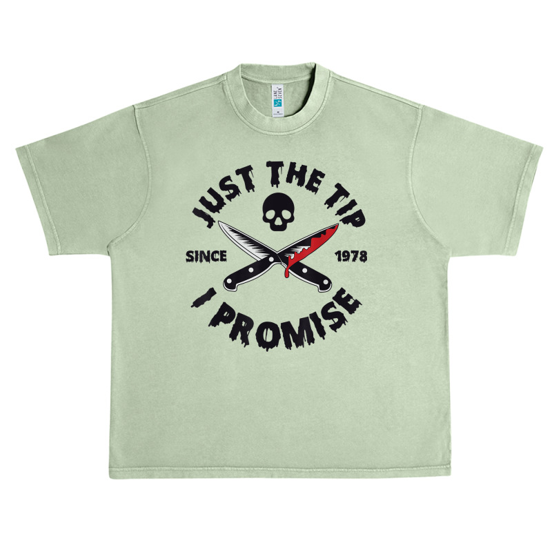 Just The Tip I Promise Bloody Knife Halloween Urban Heavy T-shirt | Artistshot