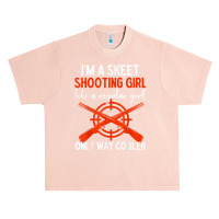 Sporting Trap Clay Lover Clay Shooting Skeet Shooting Girl Urban Heavy T-shirt | Artistshot