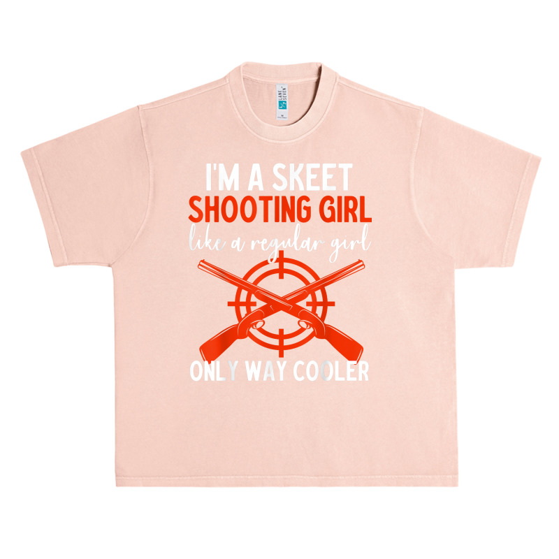 Sporting Trap Clay Lover Clay Shooting Skeet Shooting Girl Urban Heavy T-shirt | Artistshot