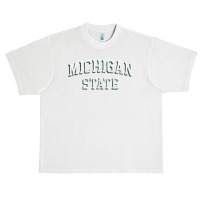 Michigan State Spartans Retro Arch Urban Heavy T-shirt | Artistshot