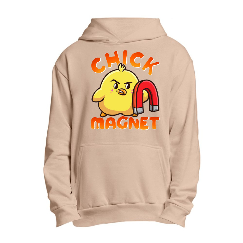 Chick Magnet Funny Halloween Costume Magnetic Little Chicken Long Urban Pullover Hoodie by MICHAELFRANCISSMITH | Artistshot