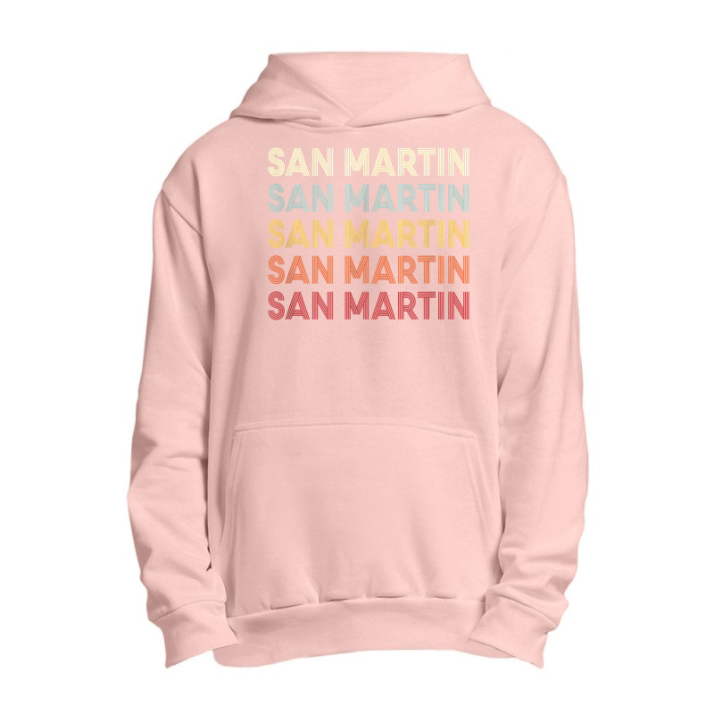 San Martin California San Martin Ca Retro Vintage Text T Shirt Urban Pullover Hoodie by cm-arts | Artistshot