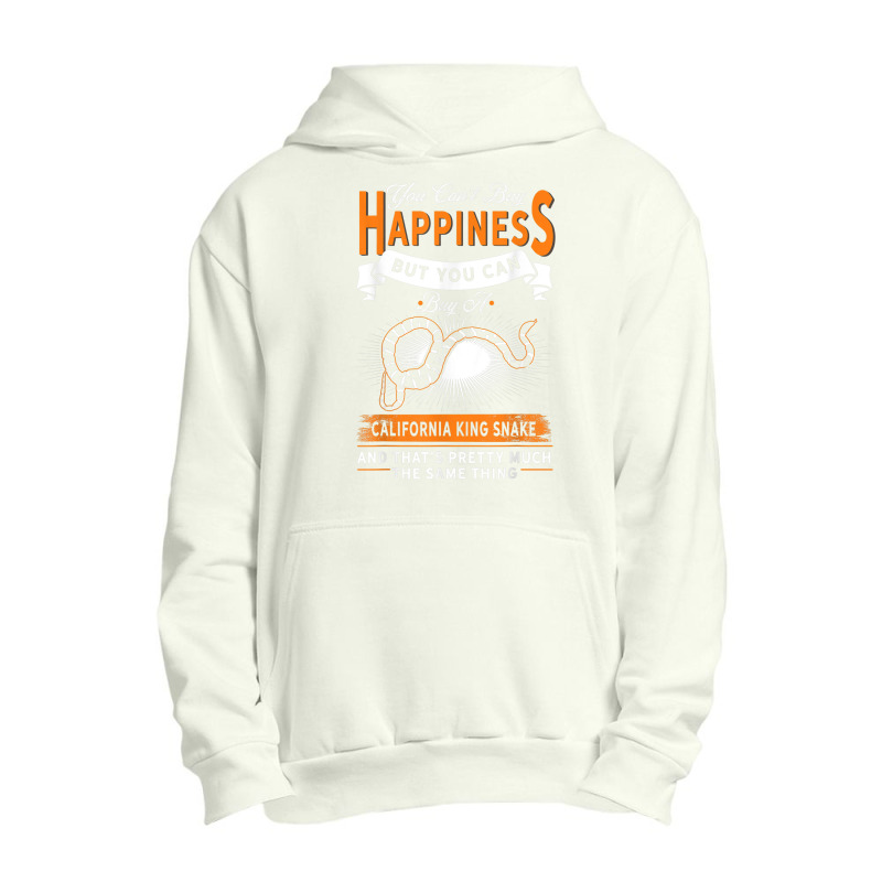 Snake Owner   Can't Buy Happiness But California King Snake Urban Pullover Hoodie | Artistshot