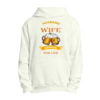 Husband And Wife Drinking Buddies For Life Beer Couple Urban Pullover Hoodie | Artistshot