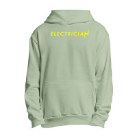 Electrician Flash Thunderbolt Funny Superhero Electricians Urban Pullover Hoodie | Artistshot