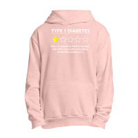 Type 1 Diabetes T1d One Star Rating Funny Awareness Urban Pullover Hoodie | Artistshot