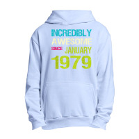 Incredible Awesome Since January 1970 Birthday Urban Pullover Hoodie | Artistshot