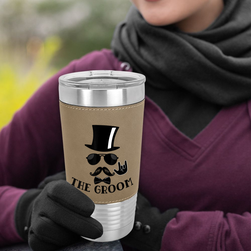 Mens The Groom Bachelor Party Groomsmen Gifts Gift Leatherette Tumbler | Artistshot