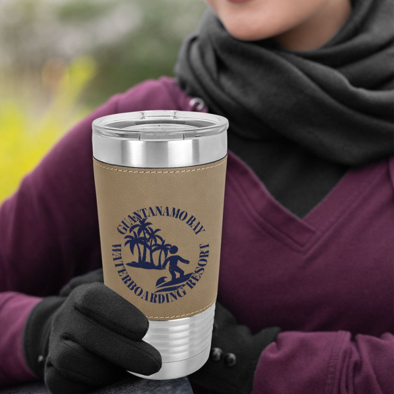 Waterboardingresort In Guantanamo Bay Tailliertes Leatherette Tumbler | Artistshot