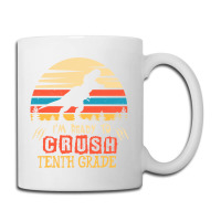 Ready To Crush Tenth Grade Dinosaur Back To School Coffee Mug | Artistshot