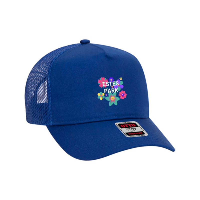 Estes Park Souvenir Floral Overlay For Women And Kids T Shirt Mesh Back Trucker Hat by harmanyuan | Artistshot