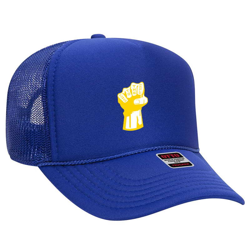 Power To The People Foam Trucker Hat by bungadaun | Artistshot