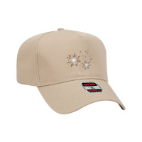 Wine Dandelion Flower Funny Adjustable Baseball Cap | Artistshot