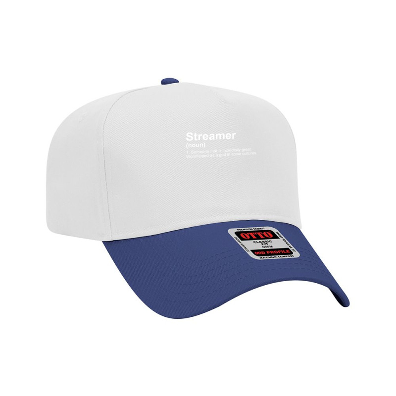 Streamer Live Steam Definition Adjustable Baseball Cap by trokeryth | Artistshot