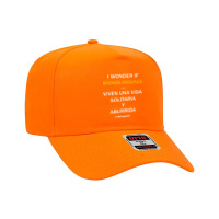 I Wonder If Monolinguals   Funny Spanish Bilinguals Tee V1 Adjustable Baseball Cap | Artistshot