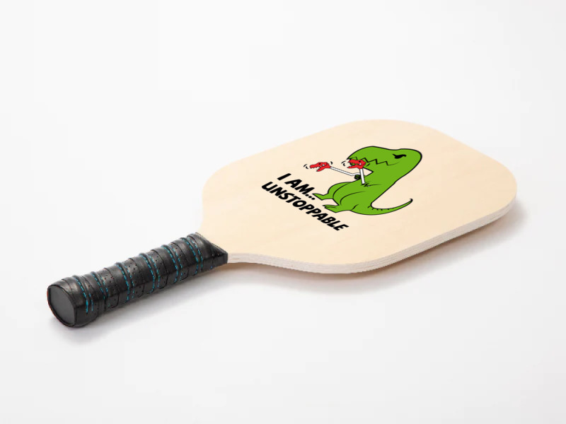 I Can Be Trusted With Sharp Objects Jokes Vintage Retro Pickleball Paddle | Artistshot