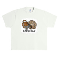 Bleached Game Day Leopard Football Helmet Sport Mom Girls  Copy Urban Heavy T-shirt | Artistshot