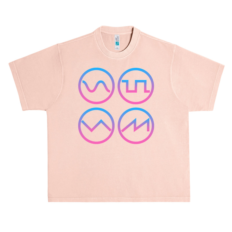 Synth Waveform Synthesizer Classic Urban Heavy T-shirt | Artistshot