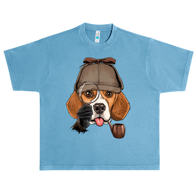 Detective Beagle Spy Investigator Puppy Beagle Dog Lover Urban Heavy T-shirt by Uniform | Artistshot