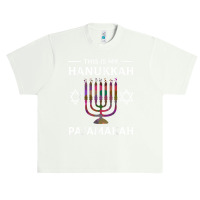 Hanukkah Pajama Menorah Pajamakah Chanukah Jewish Urban Heavy T-shirt | Artistshot