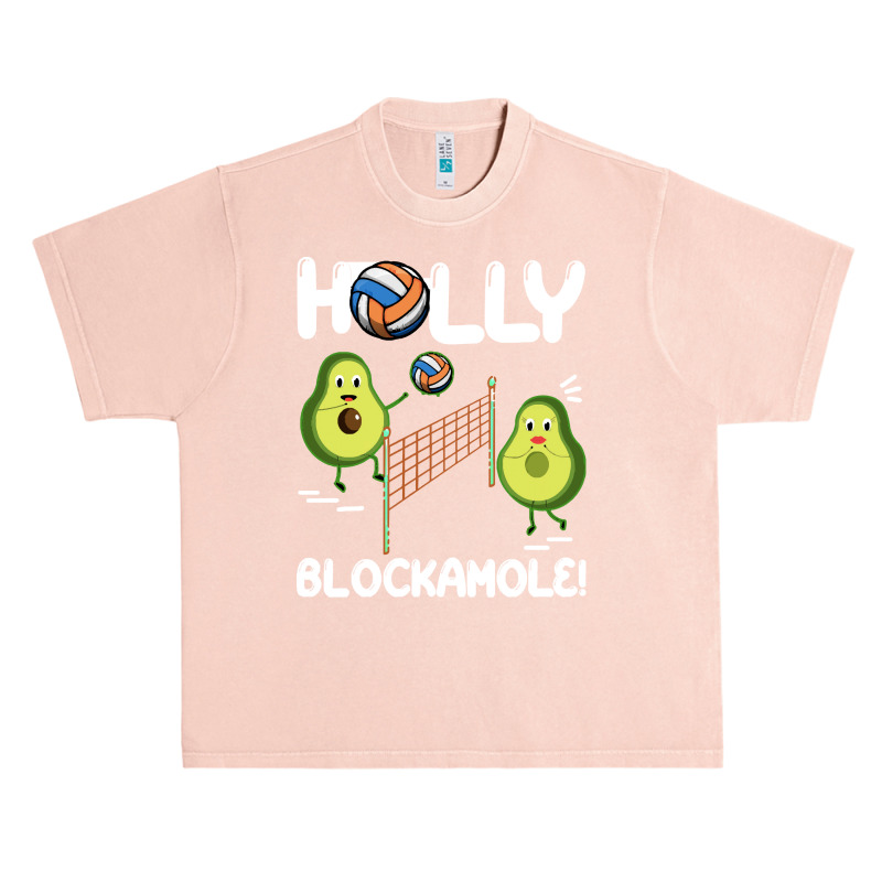 Holy Blockamole T  Shirt Funny Avocado Volleyball Holy Blockamole Guac Urban Heavy T-shirt by fallaciousrealize | Artistshot