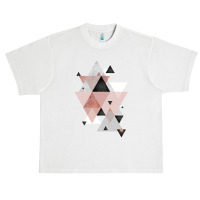 Geometric Compilation In Rose Gold And Blush Pink Urban Heavy T-shirt | Artistshot