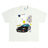 Kids Police Car 4th Birthday Boy 4 Year Old Cop Policeman Officer Urban Heavy T-shirt | Artistshot