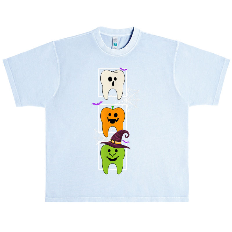 Halloween Dentist Dental Hygienistth Ghost Pumpkin Witch Urban Heavy T-shirt | Artistshot