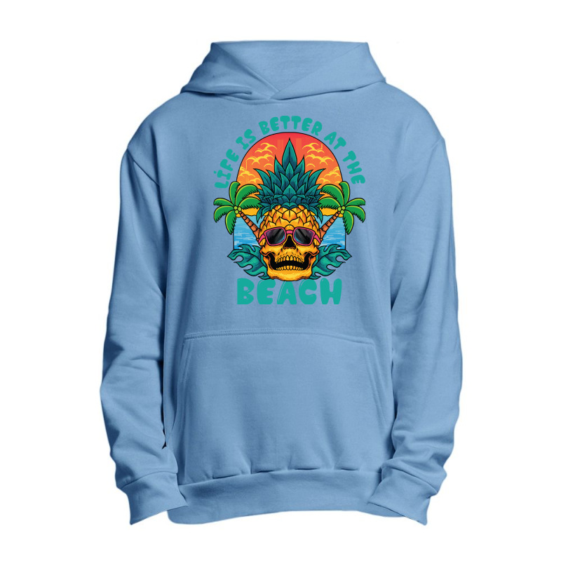 Summer Vibe T  Shirtlife Is The Better At The Beach T  Shirt Urban Pullover Hoodie | Artistshot