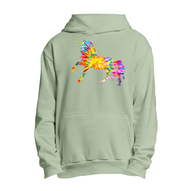 Tie Dye T  Shirt T I E D Y E U N I C O R N T  Shirt Urban Pullover Hoodie | Artistshot