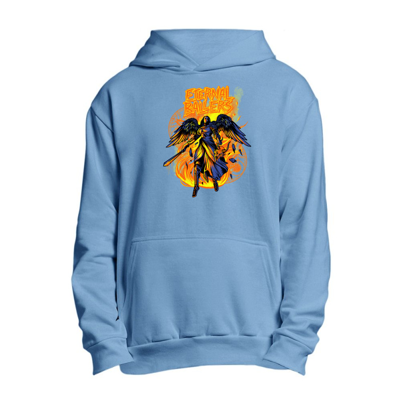 Eternal Ballers Angel Urban Pullover Hoodie by AurelioGarciaBeltran | Artistshot