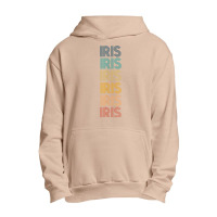 Retro Vintage Iris Classic Name Cool 80s 90s Urban Pullover Hoodie | Artistshot